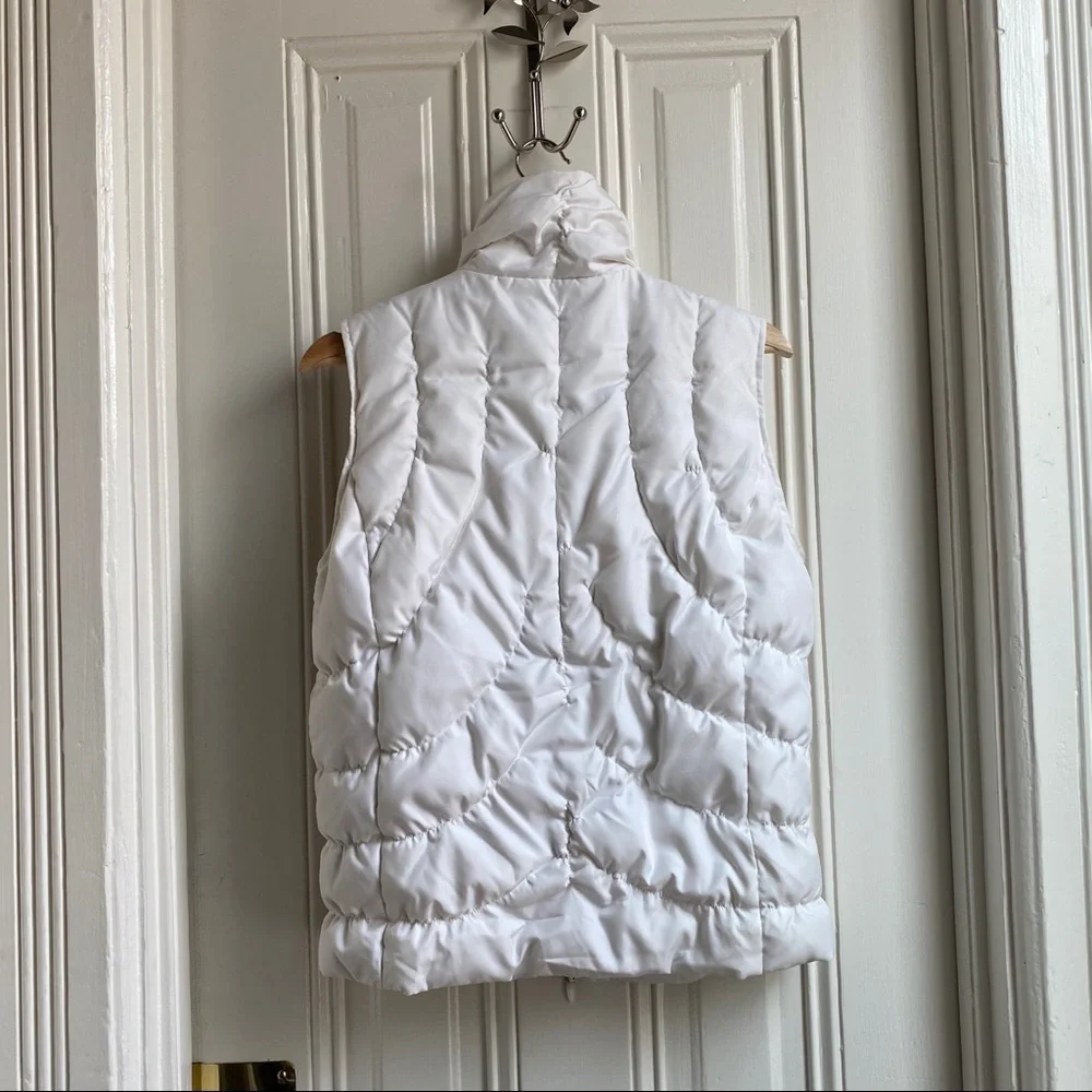 Nine West Winter White Puffer Down Vest - Picture 7 of 7